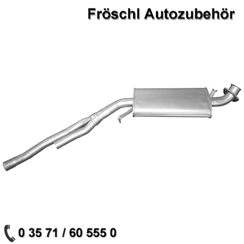 Mittelschalldämpfer auspuff - mittelschalldämpfer,
