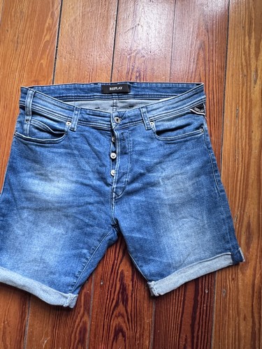 Replay shorts blue - shorts, (ma981y),
