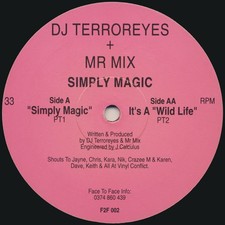 DJ Terroreyes & Mr Mix - Simply Magic / It's (Vinyl 12" - 1994 - UK - Original)