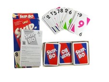 Skip-Bo von Mattel blaue Version von 2003 Kartenspiel - vollständig