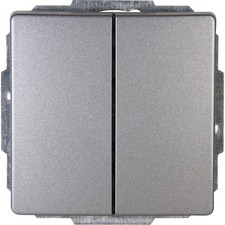 Kopp Venedig platin Schalterprogramm Steckdose, Schalter, Rahmen, etc.