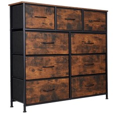 Industrielle Kommode mit 9