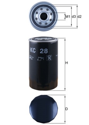 Mahle kraftstofffilter - mahle, 28