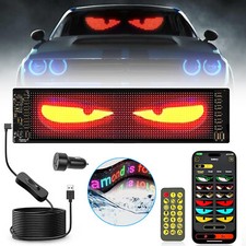 LED Laufschrift RGB Programmierbares LED Anzeige Laufschrift Auto Leuchtschild