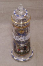 BIERGLAS MIT DECKEL KRONEN