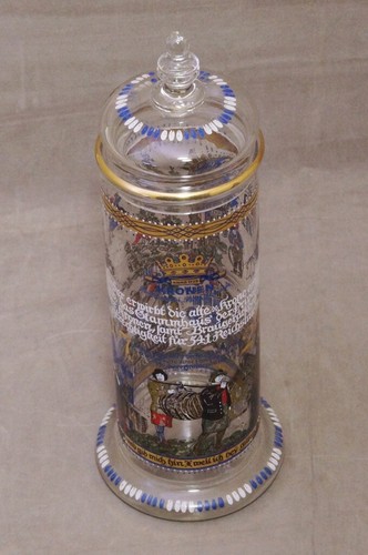 Bierglas mit deckel kronen - bierglas,
