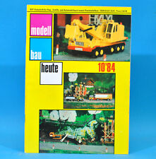 Modellbau heute 10/1984 Flugzeuge Schiffe Fahrzeuge | Bauplan Fesselflugmodell