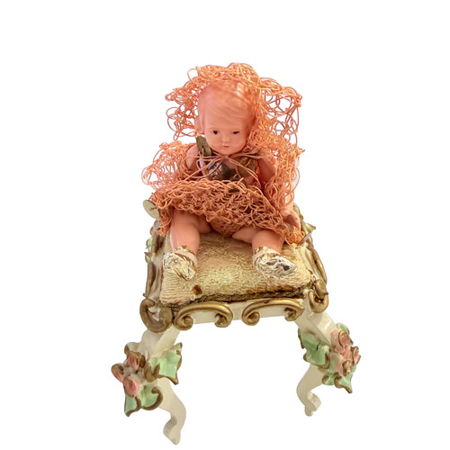 Vintage schildkröt puppe inge - schildkröt,
