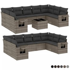 Garten Sofagarnitur mit Kissen