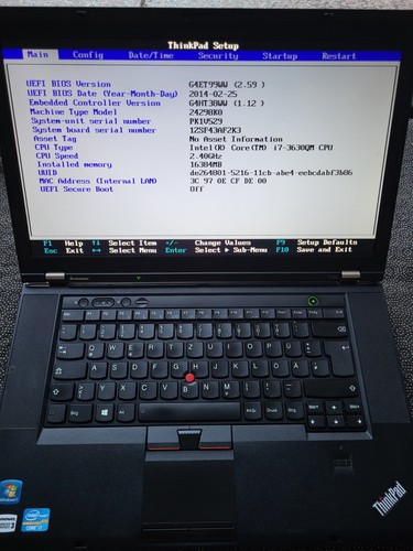 Lenovo thinkpad t530 3630qm - lenovo,
