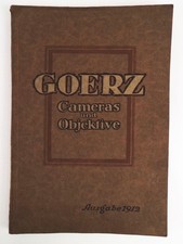 Goerz Katalog Cameras und