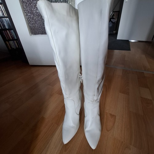 Weiße stiefel gerne - stiefel,