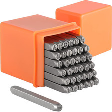 37 Stück 3mm Zahlen und