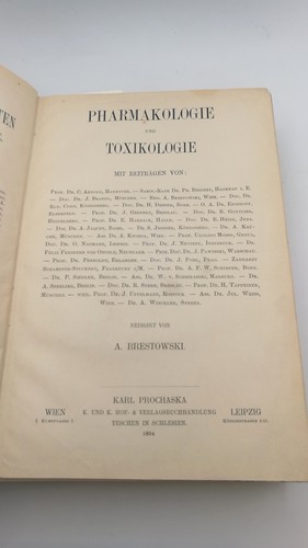 Pharmakologie und toxikologie - pharmakologie,