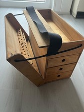 Werkzeugkiste aus Holz mit 3 Schubladen und Werkzeug Organizer gebraucht