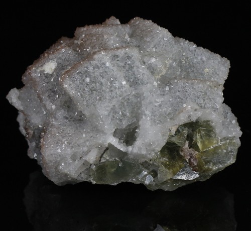 Mineralien fluorit quarz - fluorit,,