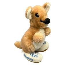 KangaRoos Känguru Plüsch Stofftier Werbefigur 20cm Braun Sportschuhe Supershoes