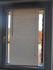 Kunststoff PVC Jalousie Plissee Fenster Roll-Lamellen **60x160cm, weiß**