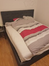 Grosses Bett 180x200 mit grossem Bettkasten und Lattenrost fuer Selbstabholer