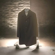 Herren Mantel ,  Schurwolle,50 er J., Wertarbeit,  guter Zustand, ca. L 50/ 52, 