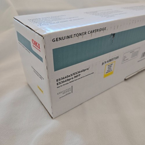 Oki 43837105 toner - oki, gelb