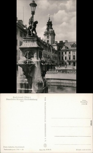Ansichtskarte rudolstadt - ansichtskarte,