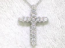 Brillant Anhänger Kreuz 417