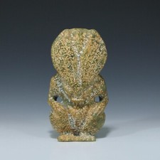 Jadefigur eines Sonnengottes im Stil der Hongshan Kultur China