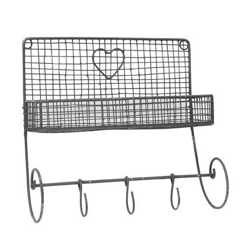 Wandregal wandkorb shabby - wandkorb, chic