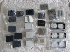 Alpha Nea Busch Jäger Rahmen Wippen Schalter Antenne Dimmerabdeckung Neu