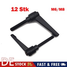 12X Klemmhebel Klemmmutter Spanngriff Spannmutter Verschlusshebel Klemmgriff DE