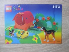 Lego® 3150 Scala Bauanleitung Hundehütte, v. 2000, a. Sammlung, gut erhalten