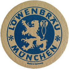 ALTER BIERDECKEL Löwenbräu