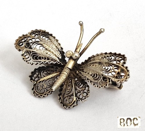 Vintage brosche schmetterling - brosche,