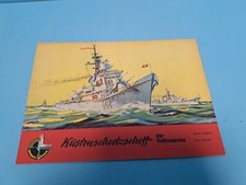 KRANICH  MODELLBOGEN KÜSTENSCHUTZSCHIFF DER VOLKSMARINE