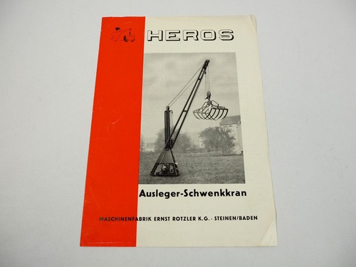 Heros ausleger schwenkkran - ausleger,