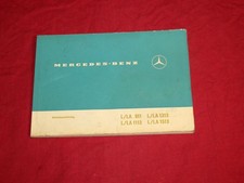Betriebsanleitung Mercedes L, LA 911, 1113 B, 1313, 1513 Kurzhauber LKW Oldtimer