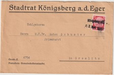 Deutsches reich brief - -,