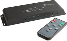 HDMI 2.1 Switch 4x1 4 in 1 out Ultra-HD 8K 4K 120Hz VRR Umschalter PS5 Xbox TV