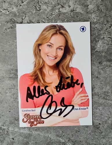 Caroline beil autogrammkarte - caroline,