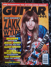 GUITAR SCHOOL * USA * 1992 * ZAKK WYLDE & RANDY RHOADS*PRIEST*LEPPARD*VINCE NEIL