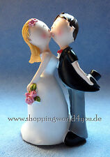 Hochzeit – Tortenfigur Brautpaar “Der Kuss” 