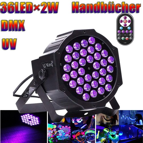 Schwarzlicht led par - 36, dmx