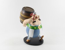 Asterix & Obelix === mit Fass Kunstharz Figur Collectoys in OVP