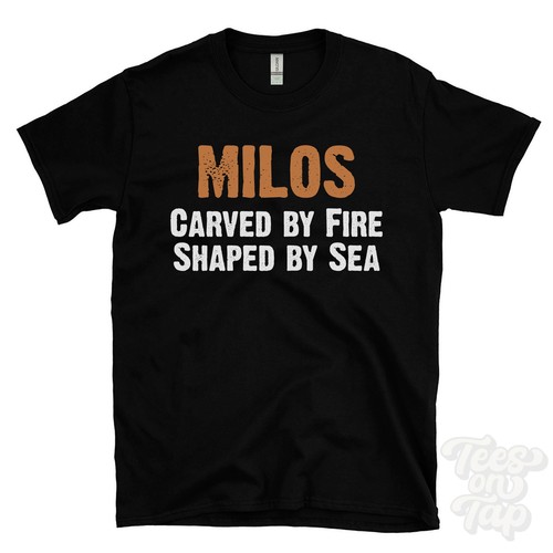 Milos carved fire shaped - carved,