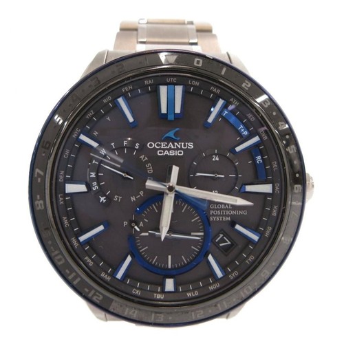 Casio oceanus solar black - oceanus,