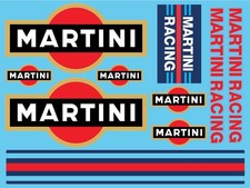Martini racing aufkleber set - martini,