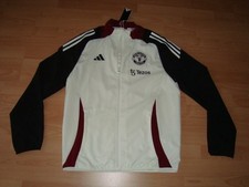 Manchester United Trainingsjacke durchgehender Reissverschluß Adidas Gr. M neu!