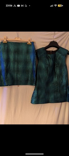 Leder outfit cuir royal - royal, top