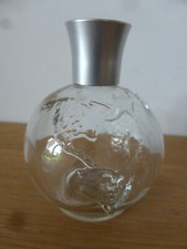 leere Parfumflasche Flakon Weltkugel Erde Sonderedition Wilderness Avon Deko